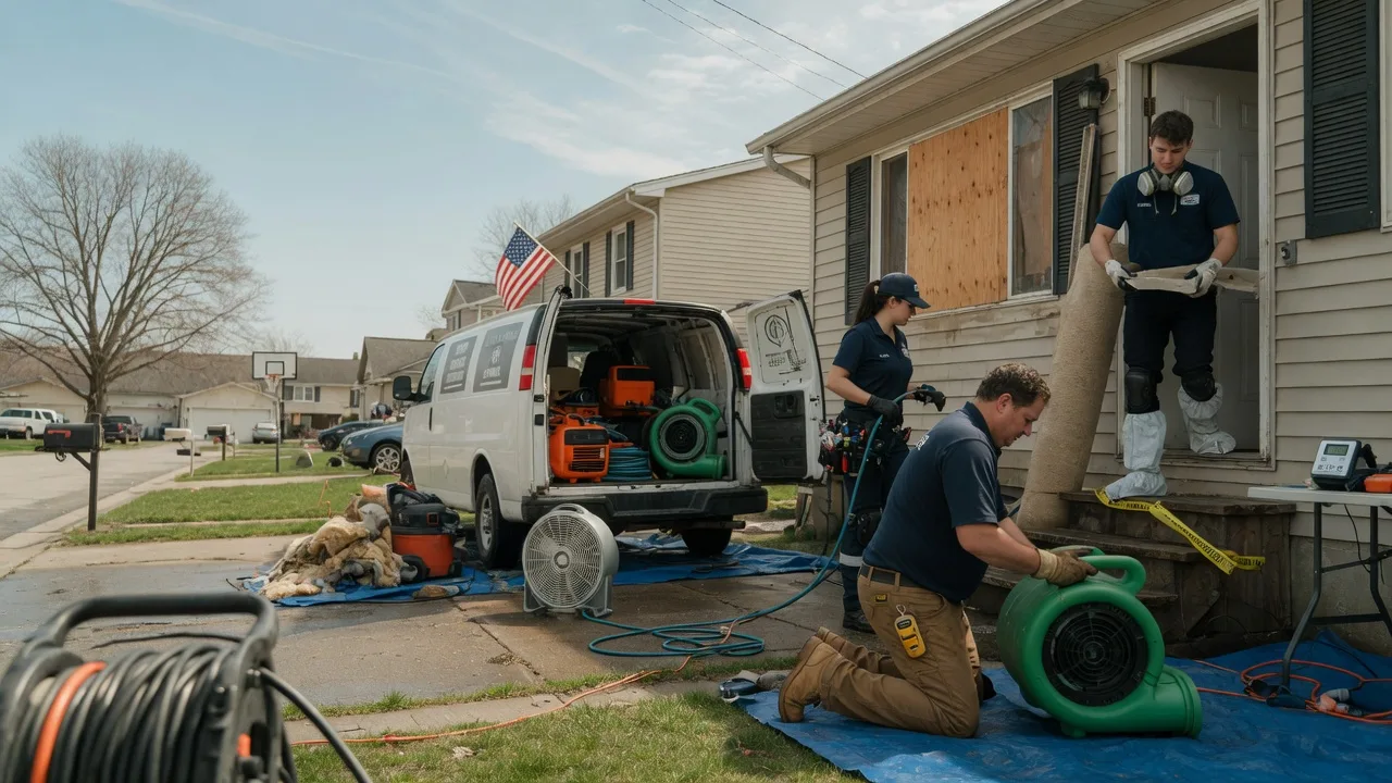 Water Damage Restoration in Bison, OK near me